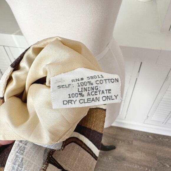 David Meister Retro Colorblock Cotton Tweed Sheath Dress Size S - Picture 8 of 8